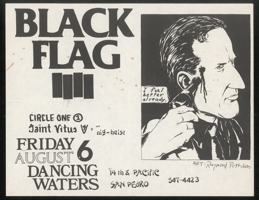 1982 ~ BLACK FLAG at Dancing Waters (San Pedro)