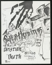 SUPER HEROINES w/ Christian Death, Seal of Severence at Anti-Club