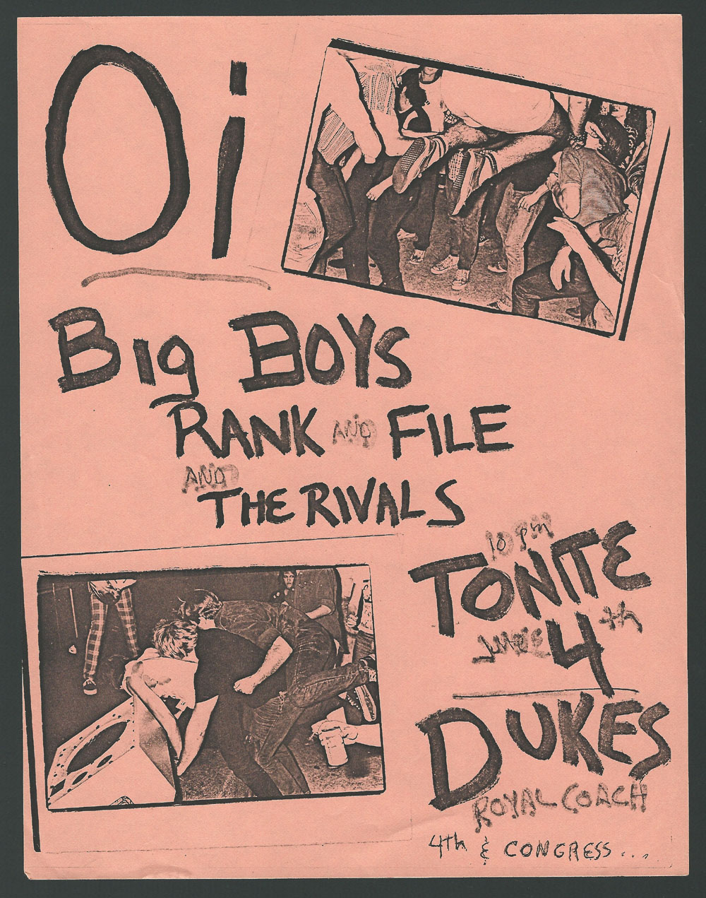 BIG BOYS w/ Rank & File, Rivals at Dukes