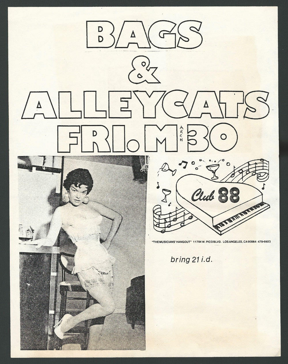 BAGS w/ Alley Cats at Club 88
