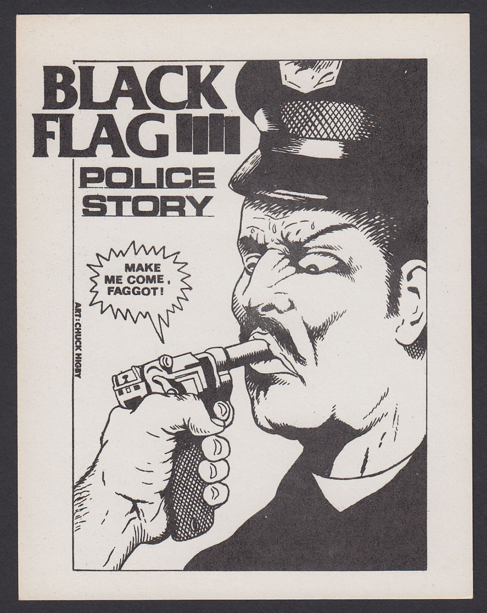 BLACK FLAG ~ Police Story STICKER