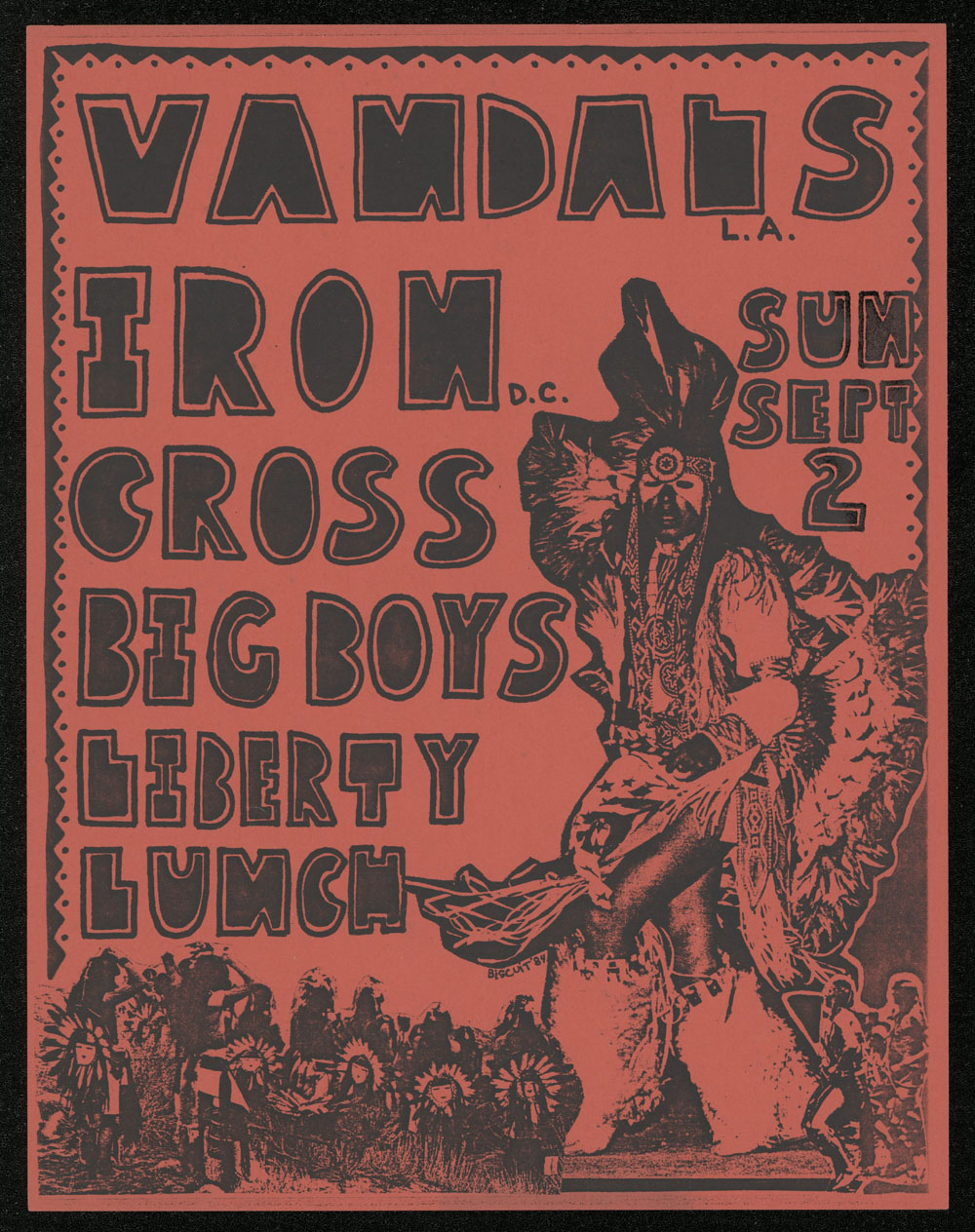 BIG BOYS w/ Vandals, Iron Cross at Liberty Lunch