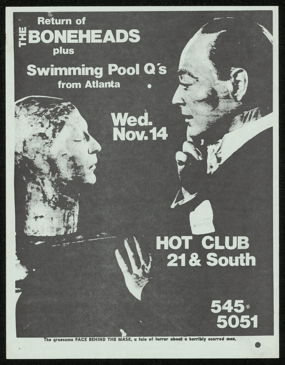 BONEHEADS w/ Swimming Pool Q's at Hot Club