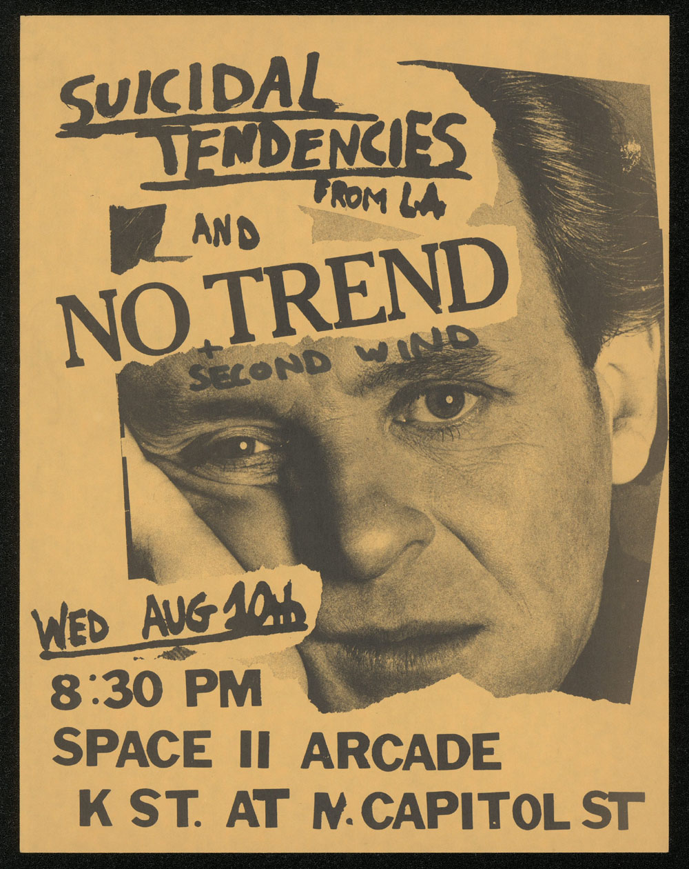 SUICIDAL TENDENCIES w/ No Trend, Second Wind, Cause For Alarm at Space II Arcade