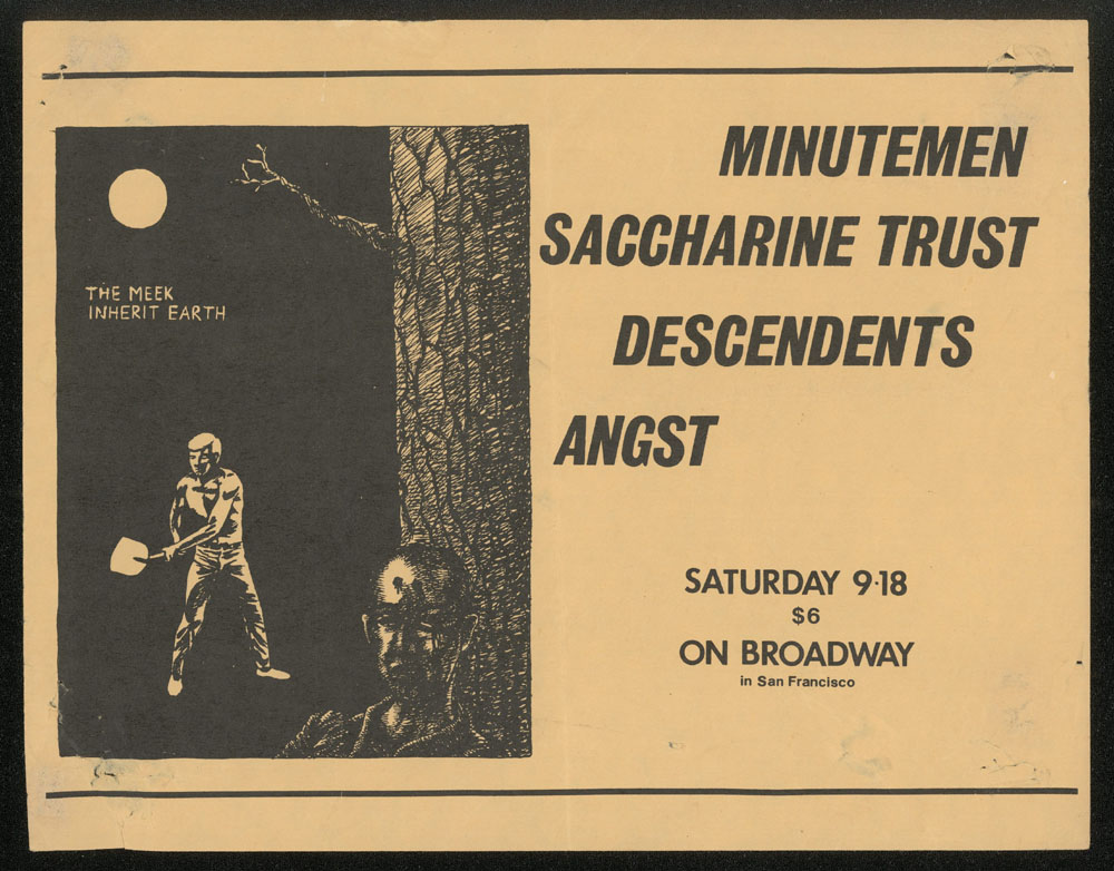 1982 ~ MINUTEMEN at On Broadway (SF)