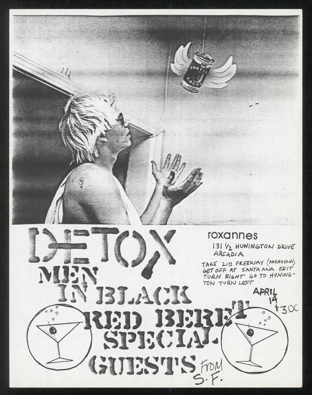 DETOX w/ Men In Black, Red Beret at Roxanne's