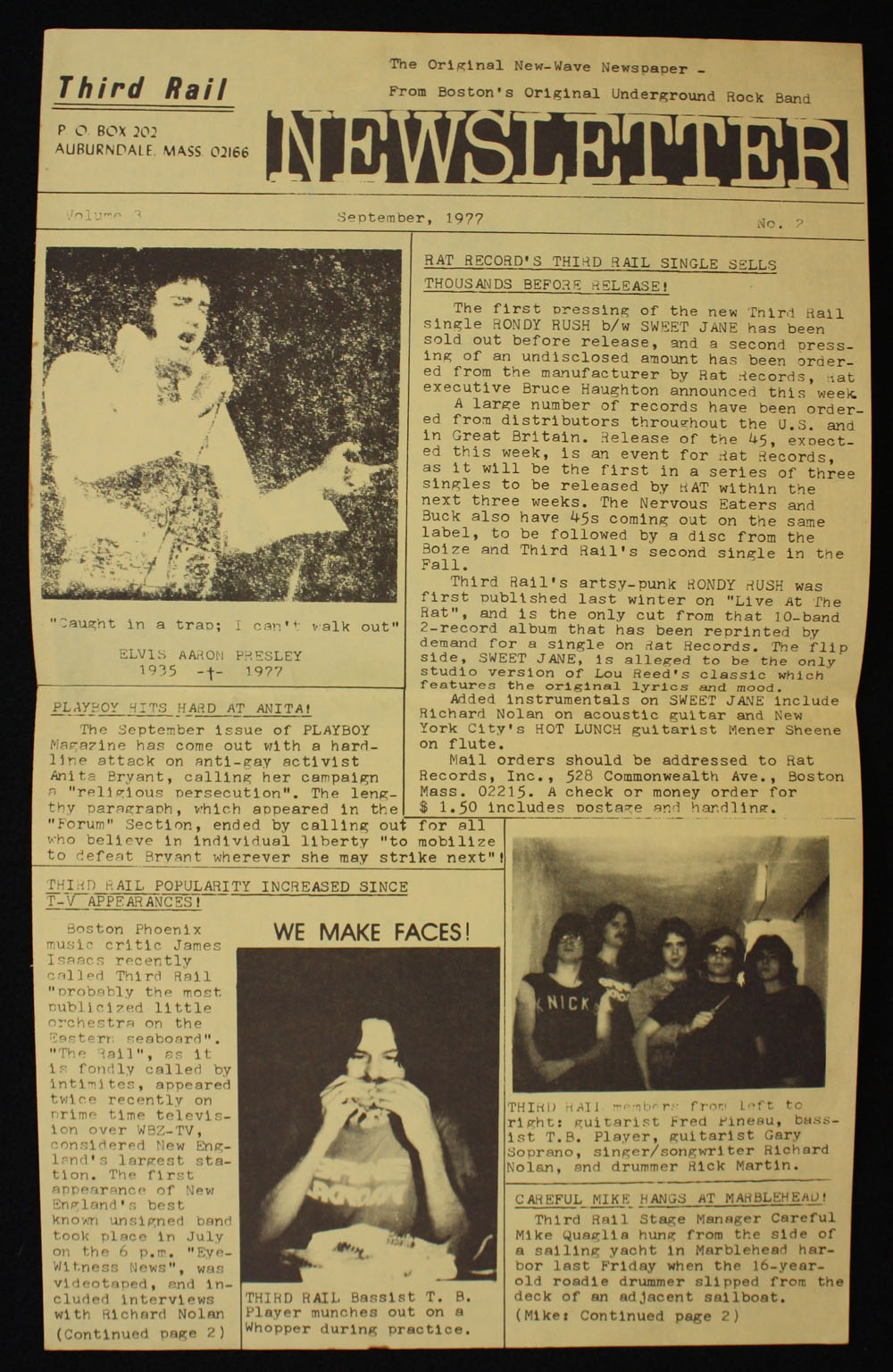 THIRD RAIL NEWSLETTER #2