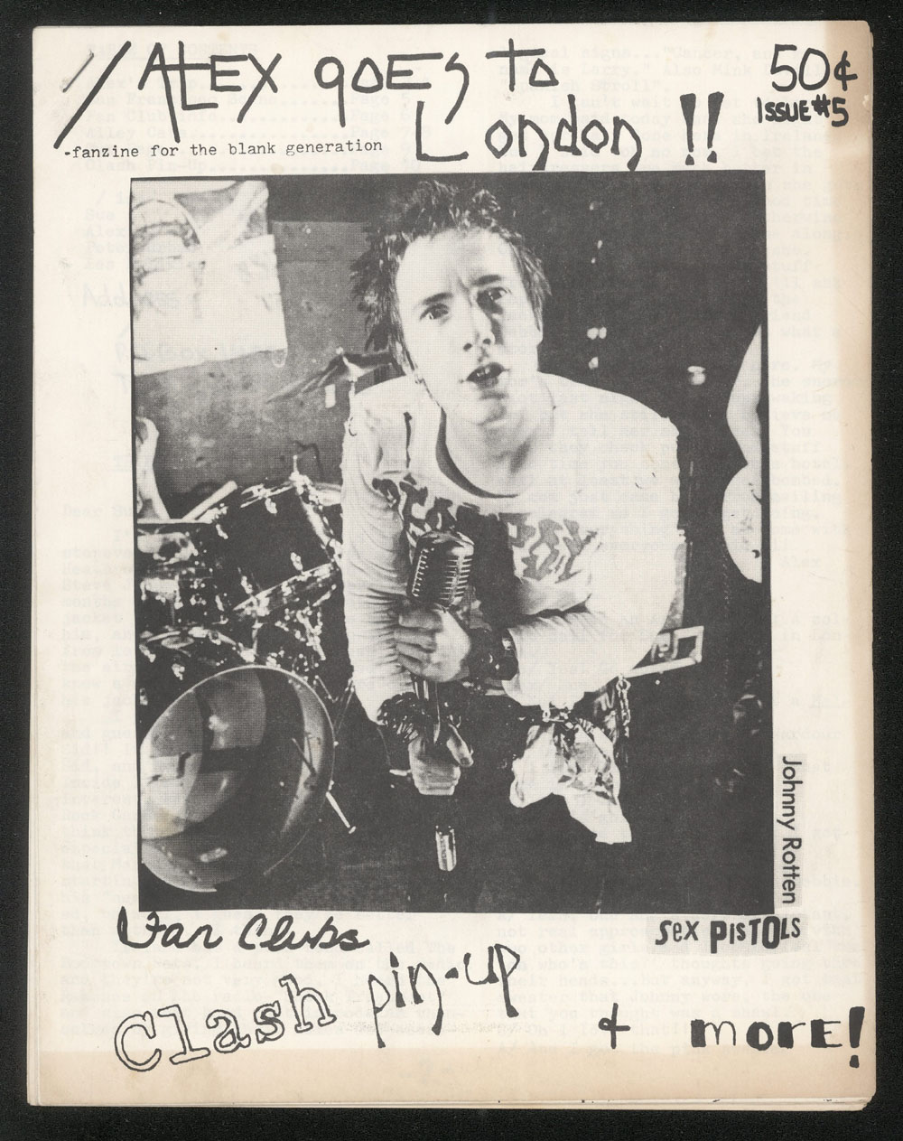 FANZINE FOR THE BLANK GENERATION #5