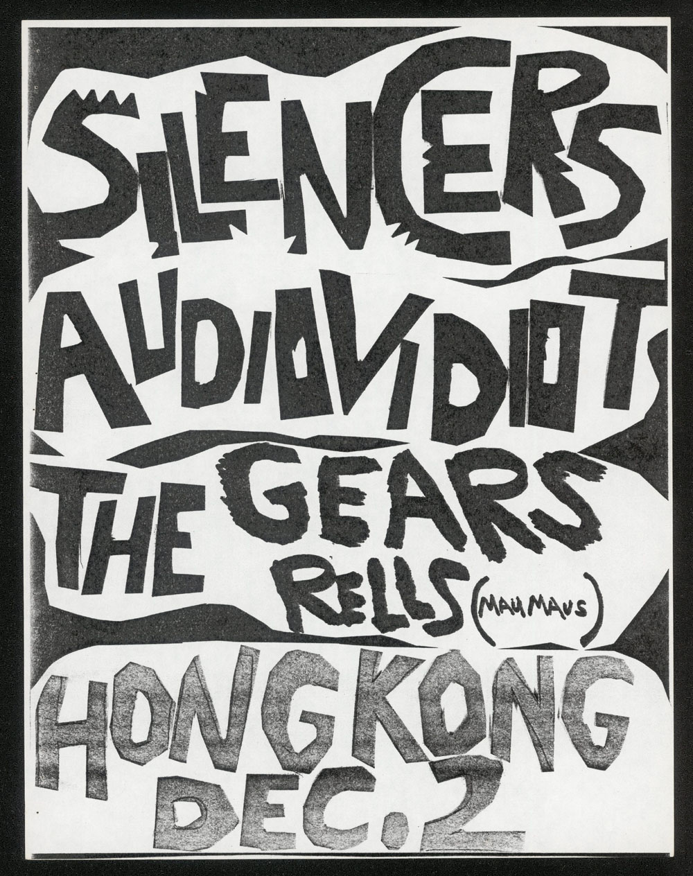 SILENCERS w/ Audio Vidiot, Gears, Rells at Hong Kong Cafe