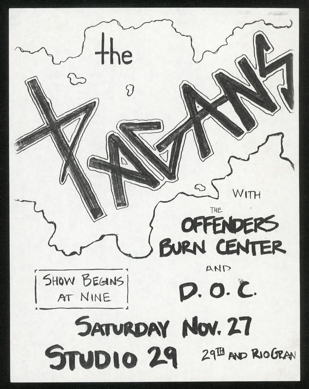 PAGANS w/ Offenders, D.O.C., Burn Center at Studio 29