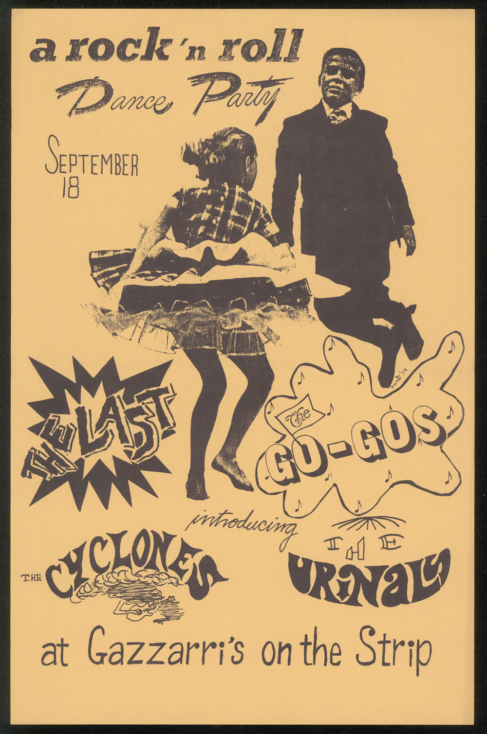 LAST w/ Go-Go's, Urinals, Cyclones at Gazzarri's