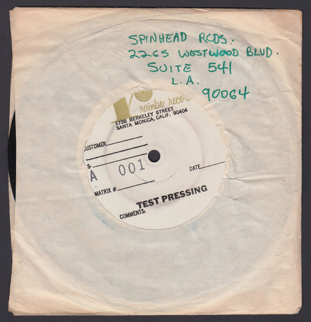 SIN 34 ~ Die Laughing EP (Spinhead 1982)