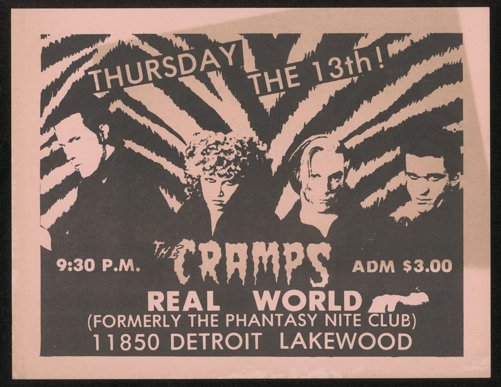 RYEBREAD RODEO! CRAMPS at Real World, Fliers