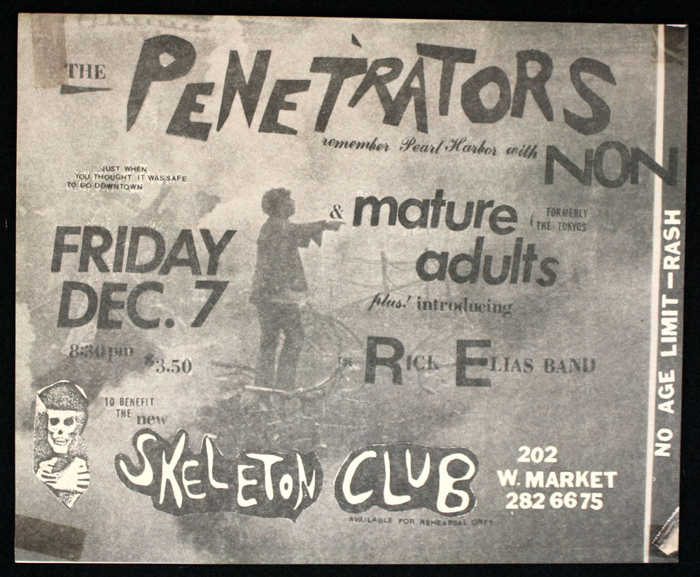 PENETRATORS w/ Non, Mature Adults at Skeleton Club