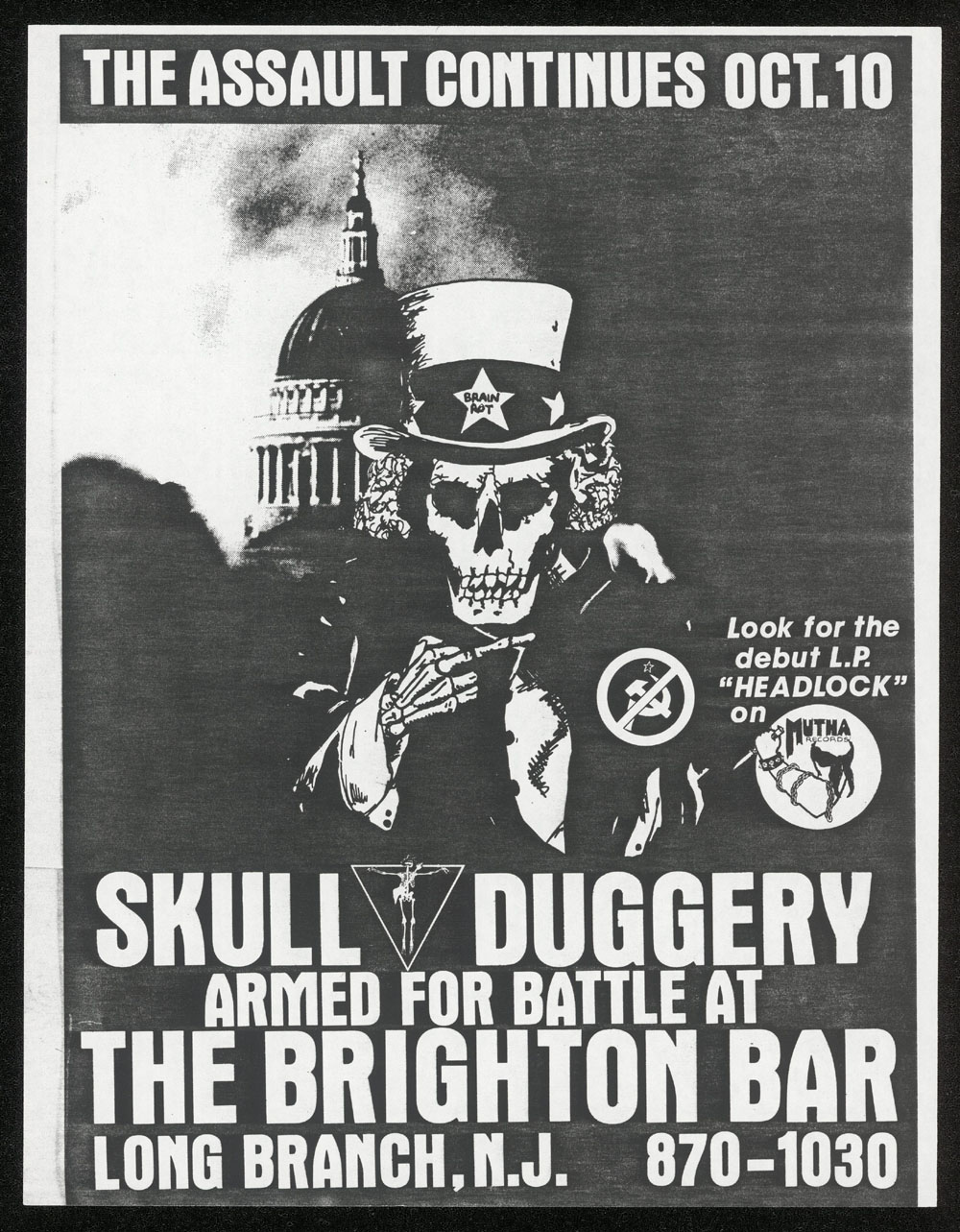 SKULL DUGGERY at Brighton Bar