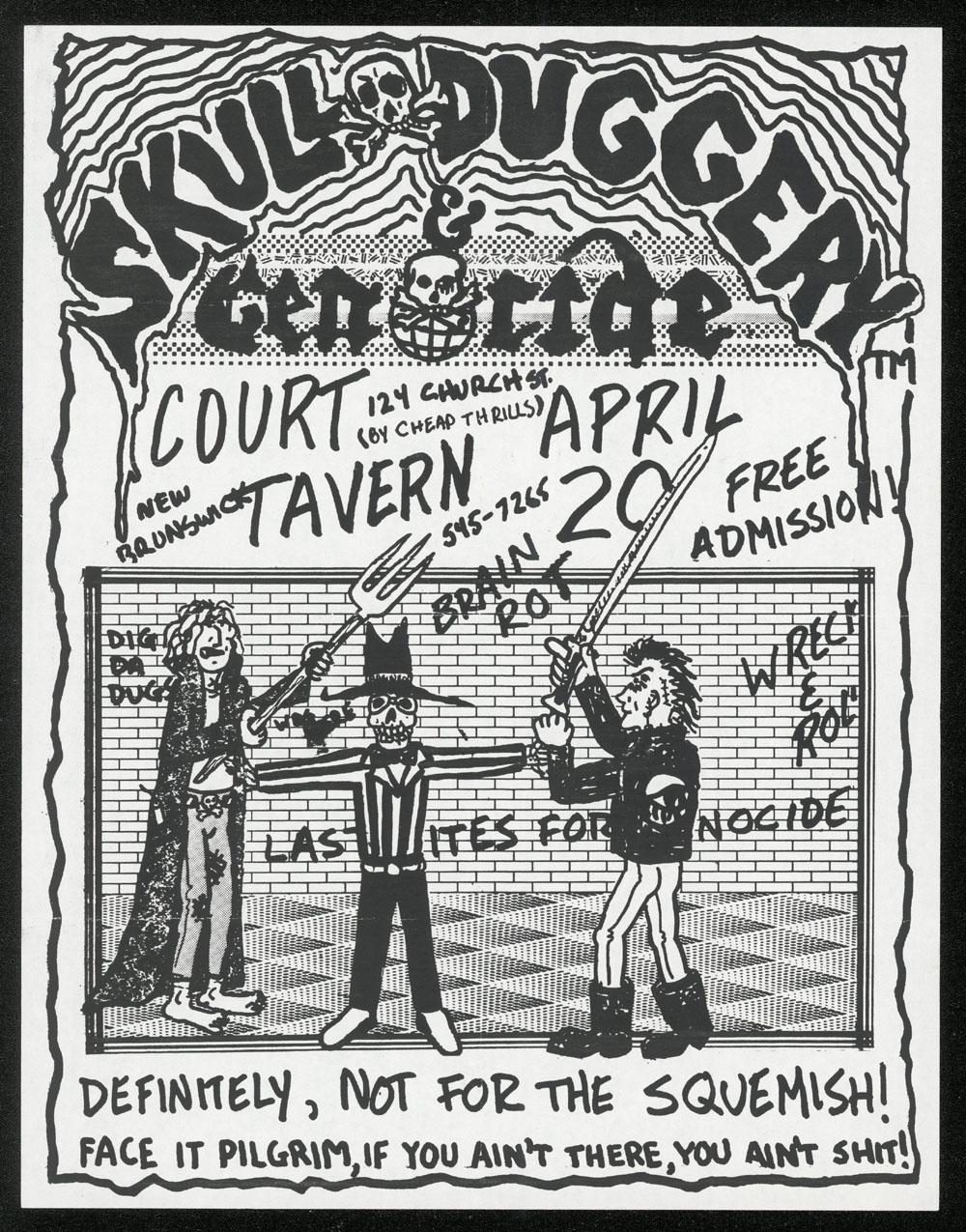 SKULL DUGGERY w/ Genocide at Court Tavern