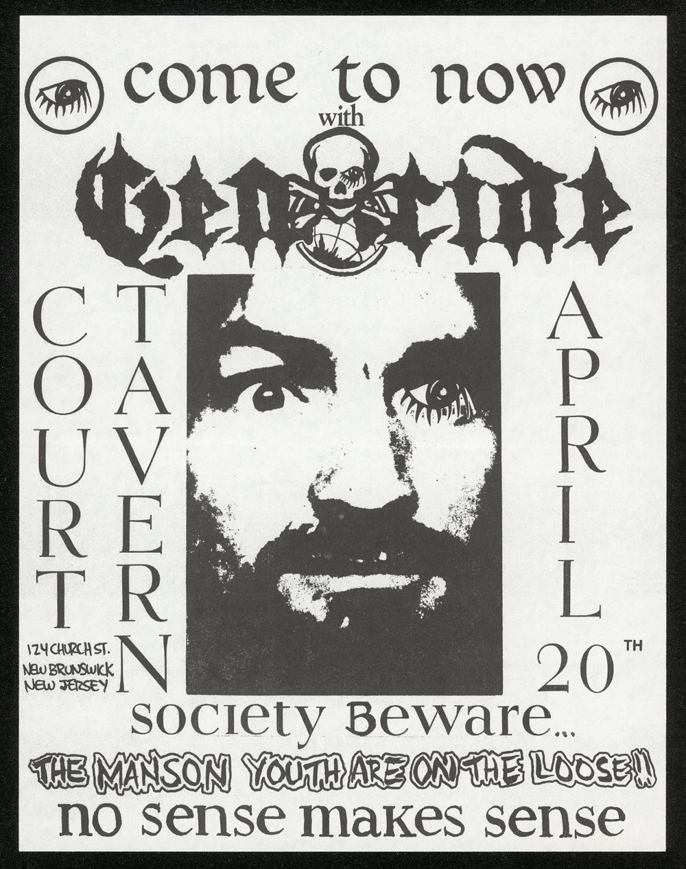 GENOCIDE at Court Tavern