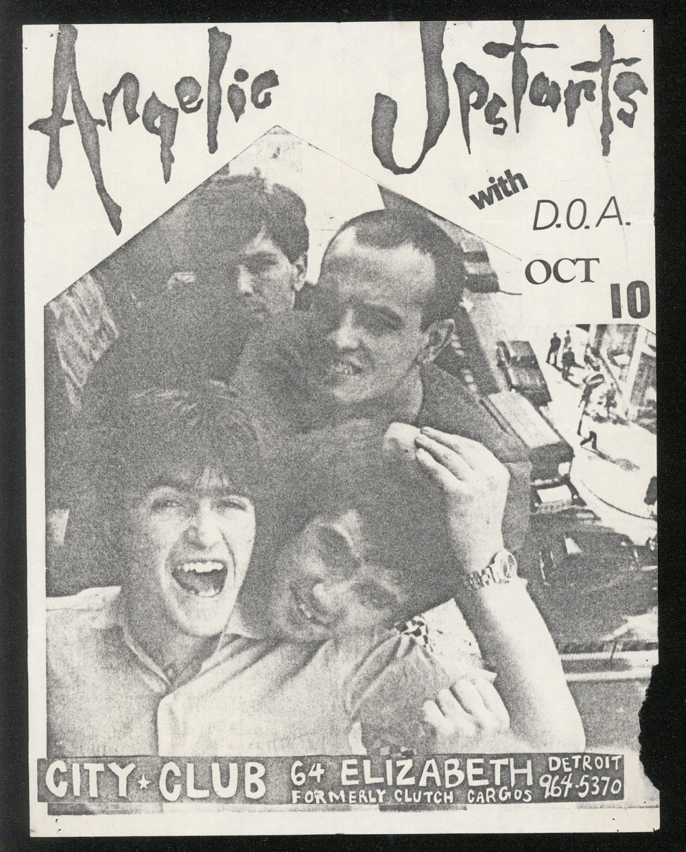 ANGELIC UPSTARTS w/ DOA at City Club