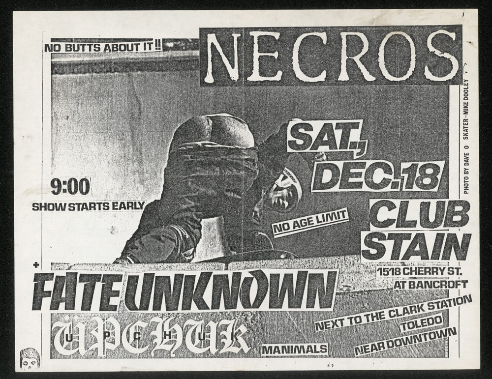 NECROS w/ Fate Unknown, Upchuk at Club Stain