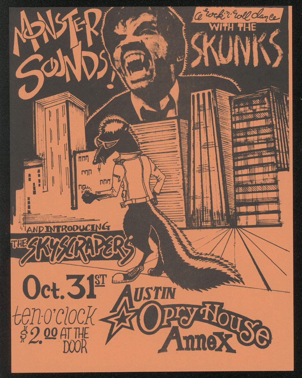 SKUNKS w/ Skyscrapers at Austin Opry House