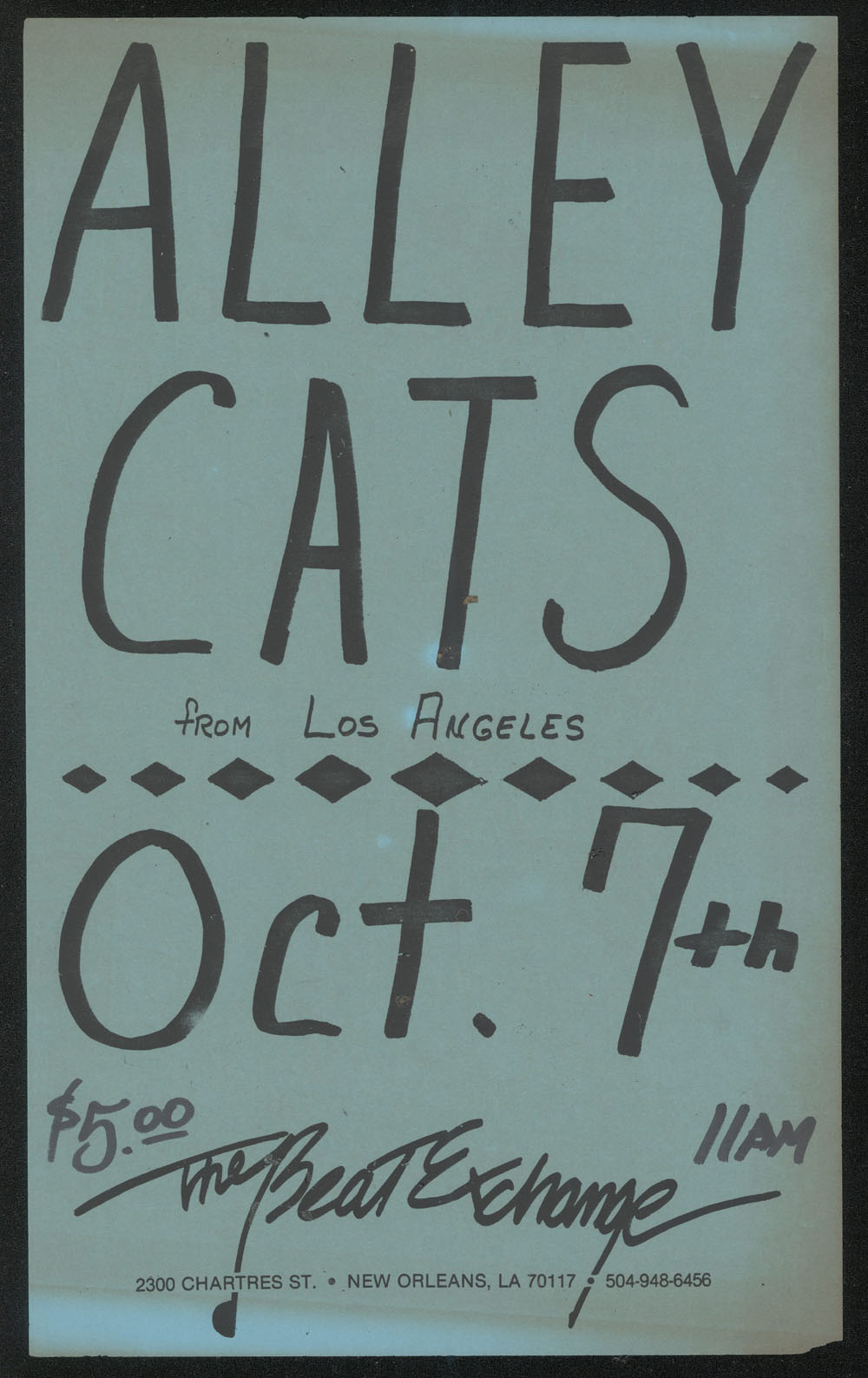 ALLEY CATS at The Beat Exchange