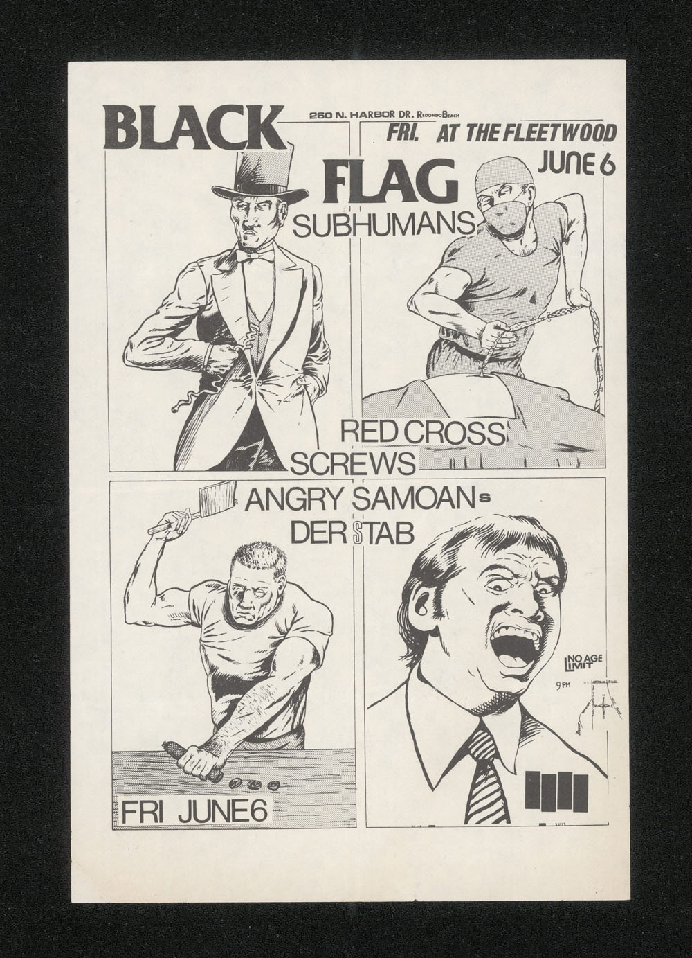 1980 ~ BLACK FLAG at Fleetwood (LA)