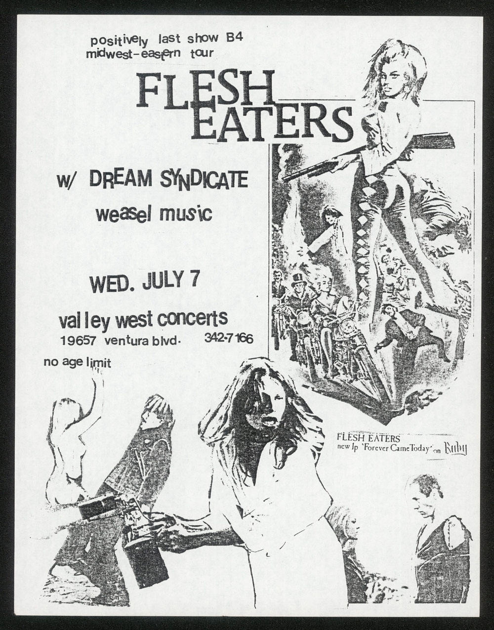 FLESH EATERS w/ Dream Syndicate at Valley West