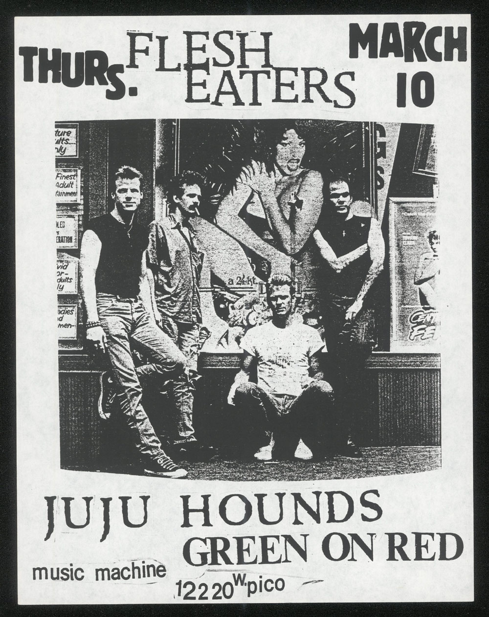 FLESH EATERS w/ Juju Hounds, Green On Red at Music Machine