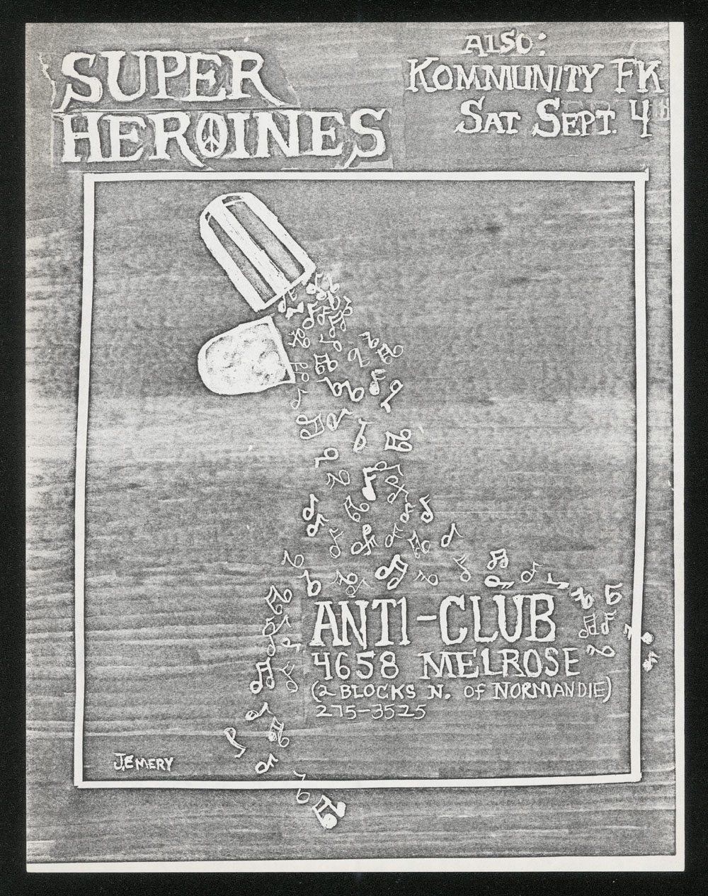 SUPER HEROINES w/ Kommunity FK at Anti-Club