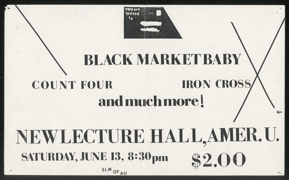 BLACK MARKET BABY w/ Count Four, Iron Cross at American University