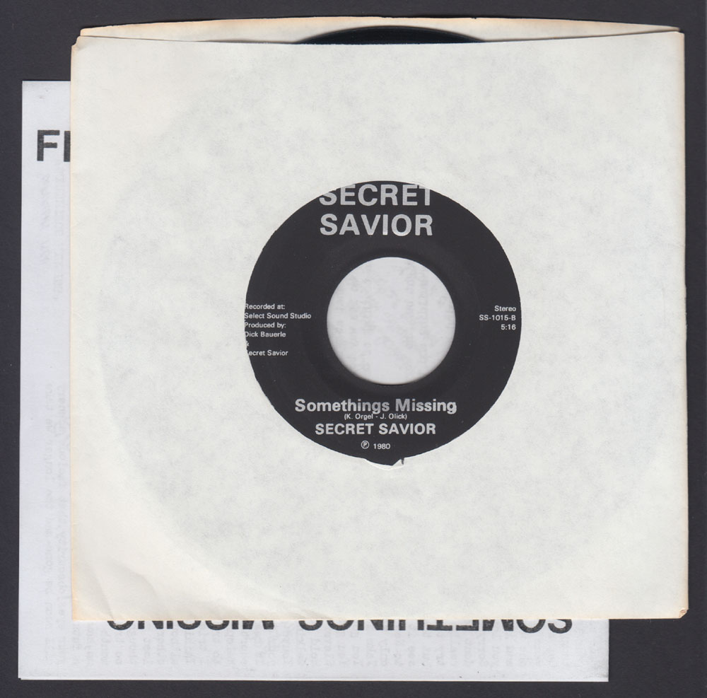 SECRET SAVIOR ~First Love 7in. (1980)