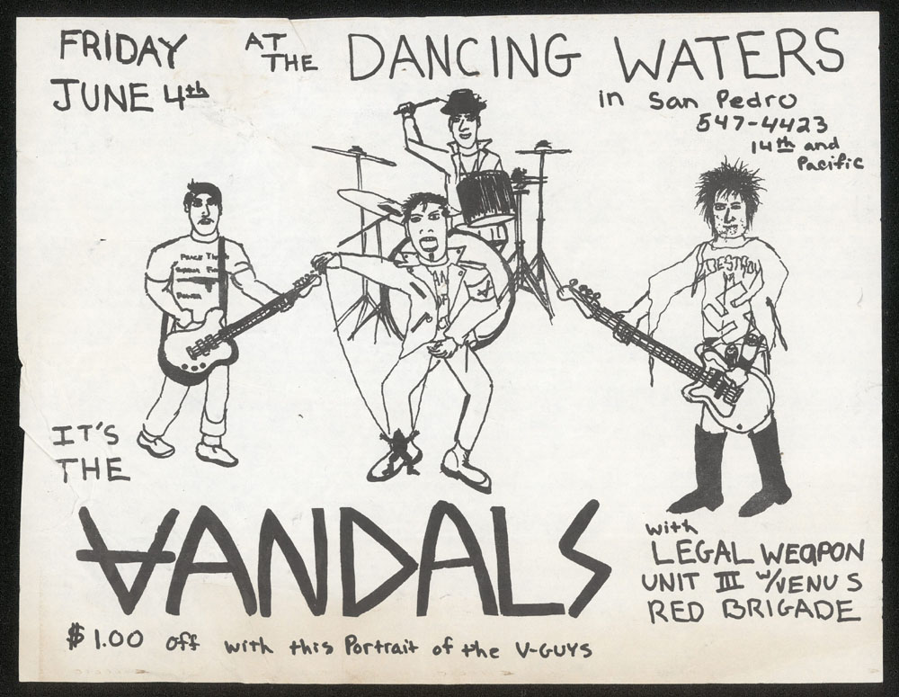 VANDALS w/ Legal Weapon, Unit 3, Red Brigade at Dancing Waters