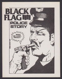 BLACK FLAG ~ Police Story STICKER