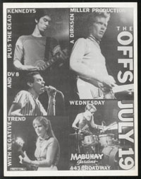 OFFS w/ Dead Kennedys, DV8, Negative Trend at Mabuhay Gardens