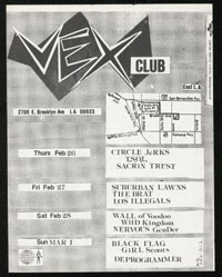 VEX calendar ~ February/March 1981