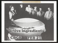 ACTIVE INGREDIENTS at CBGB