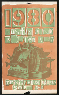 1980 AUSTIN PUNK POSTER ART