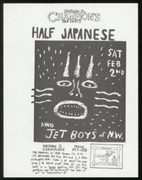 HALF JAPANESE w/ Jet Boys of NW at Nathan D. Champions