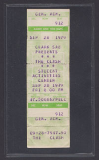CLASH at Clark University 9.28.79
