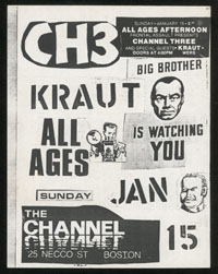 CHANNEL 3 w/ Kraut at The Channel