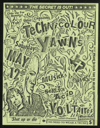 TECHNICOLOUR YAWNS w/ Scratch Acid, Musick, Hickoids at Voltaire's Basement