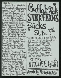 DICKS w/ Buffalo Gals, Stick Figures at Nite Life