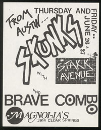 SKUNKS w/ Brave Combo, Stakk Avenue at Magnolia's