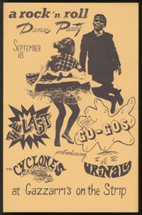 LAST w/ Go-Go's, Urinals, Cyclones at Gazzarri's