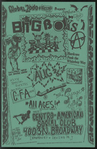 BIG BOYS w/ Cause For Alarm, Rights of the Accused, Savage Beliefs at Centro American Social Club