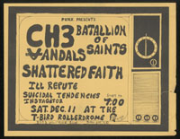 CHANNEL 3 w/ Battalion of Saints, Vandals, Shattered Faith, Ill Repute, Suicidal Tendencies at T-Bird Rollerdrome