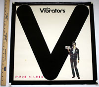 VIBRATORS Pure Mania promo POSTER