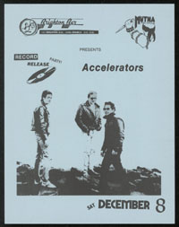 ACCELERATORS at Brighton Bar