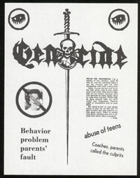 GENOCIDE promo sheet