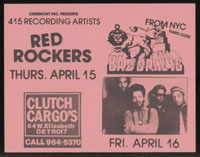 BAD BRAINS + RED ROCKERS at Clutch Cargo's